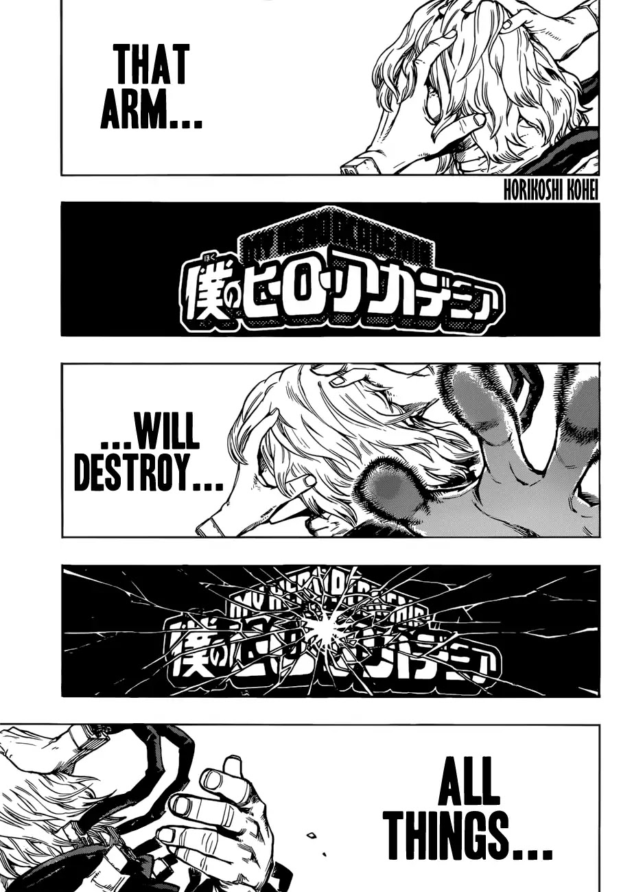 Boku no Hero Academia Chapter 220 page 1 - Chapter 220: My Villain Academia