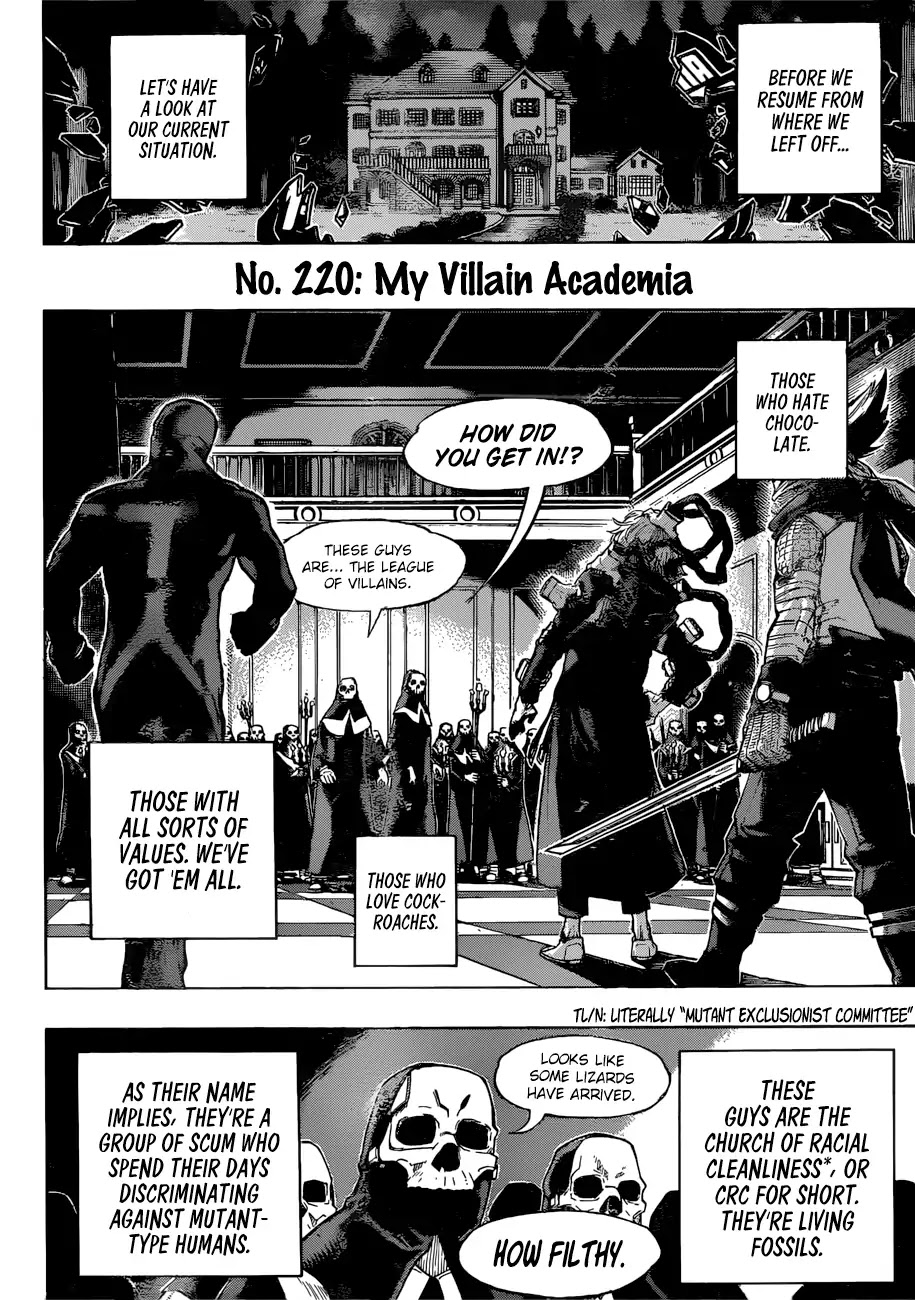Boku no Hero Academia Chapter 220 page 3 - Chapter 220: My Villain Academia