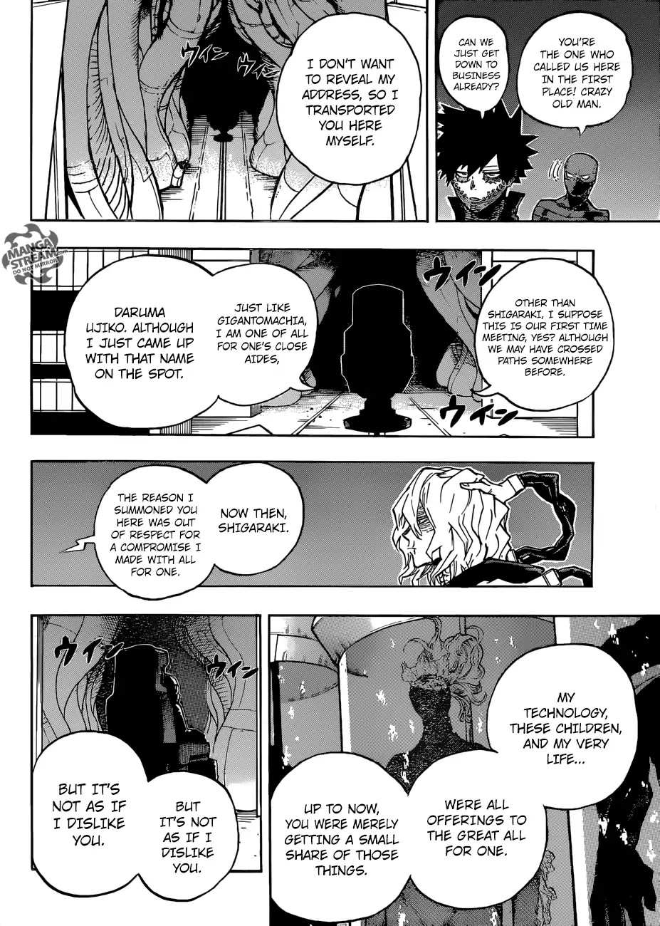 Boku no Hero Academia Chapter 221 page 13 - Chapter 221: All For One's Parting Gift