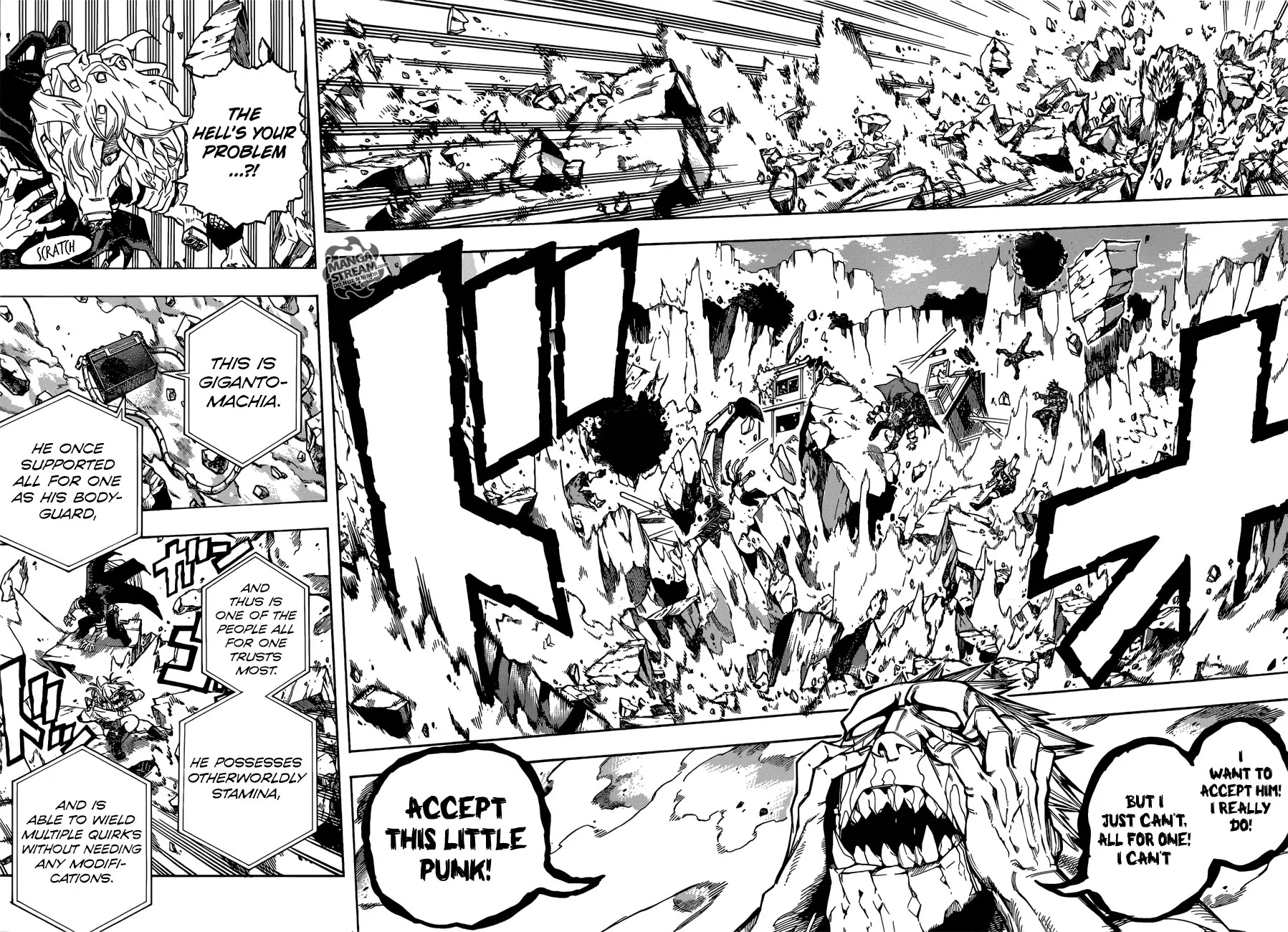 Boku no Hero Academia Chapter 221 page 3 - Chapter 221: All For One's Parting Gift