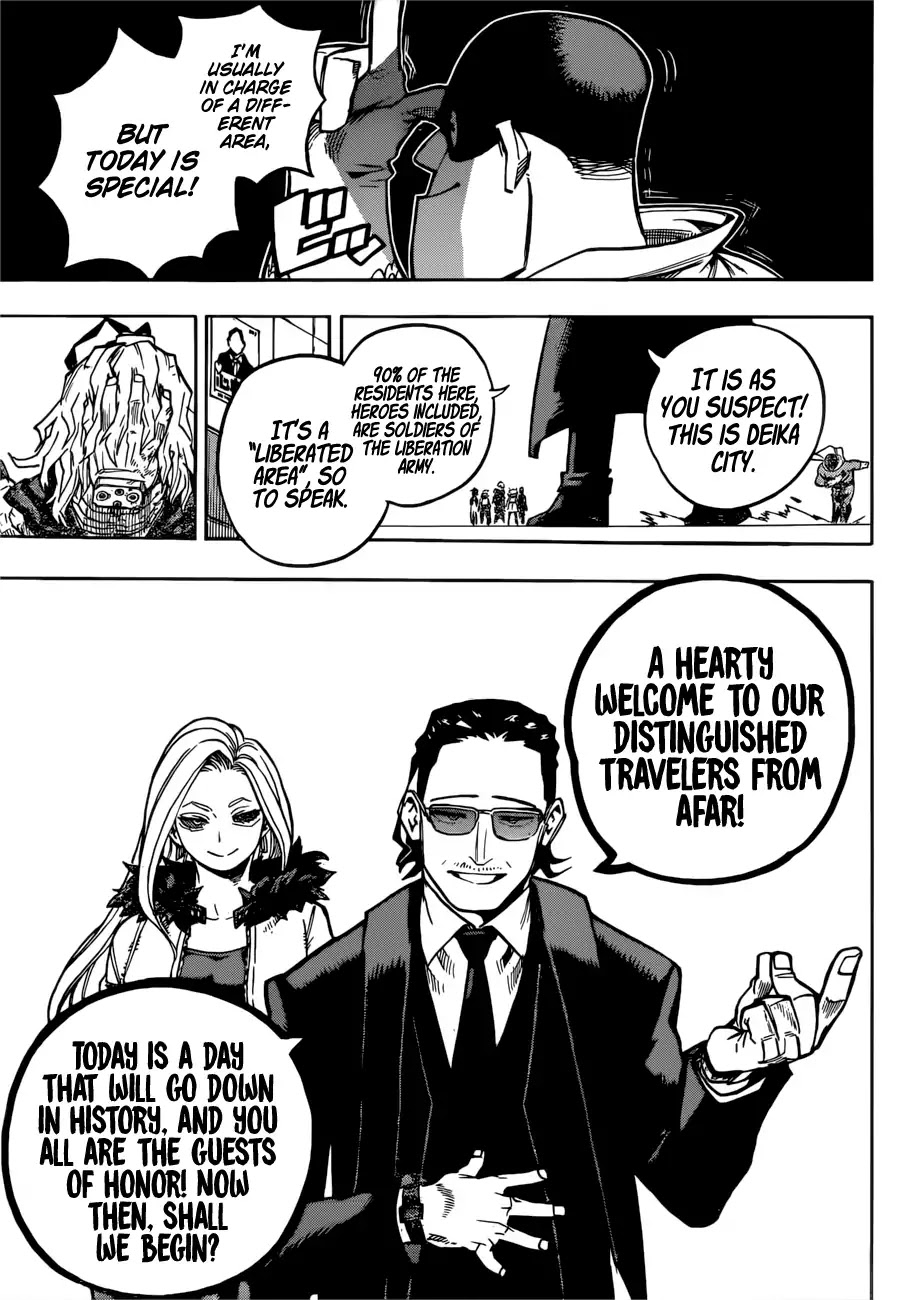 Boku no Hero Academia Chapter 224 page 10 - Chapter 224: Resurrection Festival
