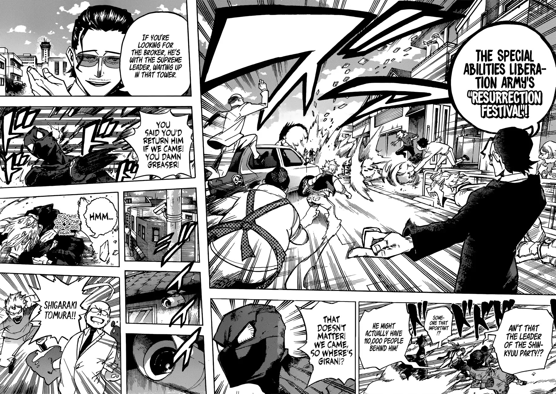 Boku no Hero Academia Chapter 224 page 11 - Chapter 224: Resurrection Festival