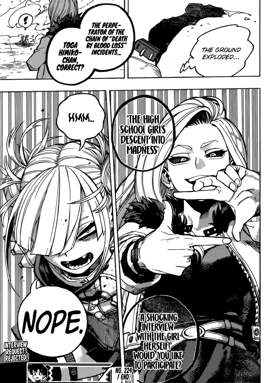 Boku no Hero Academia Chapter 224 page 13 - Chapter 224: Resurrection Festival