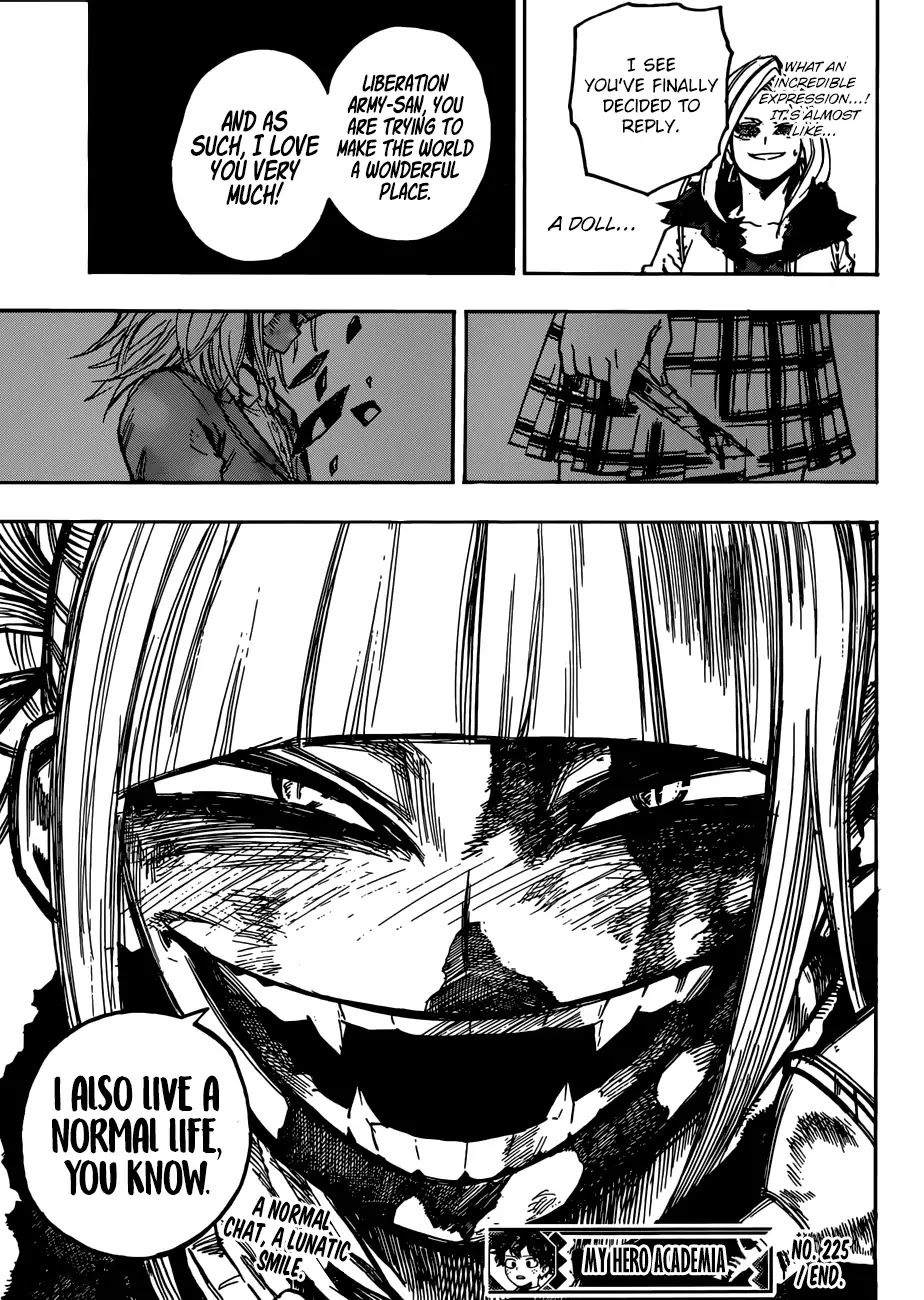 Boku no Hero Academia Chapter 225 page 15 - Chapter 225: Interview with a Vampire