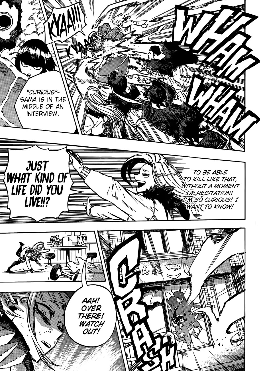 Boku no Hero Academia Chapter 225 page 8 - Chapter 225: Interview with a Vampire