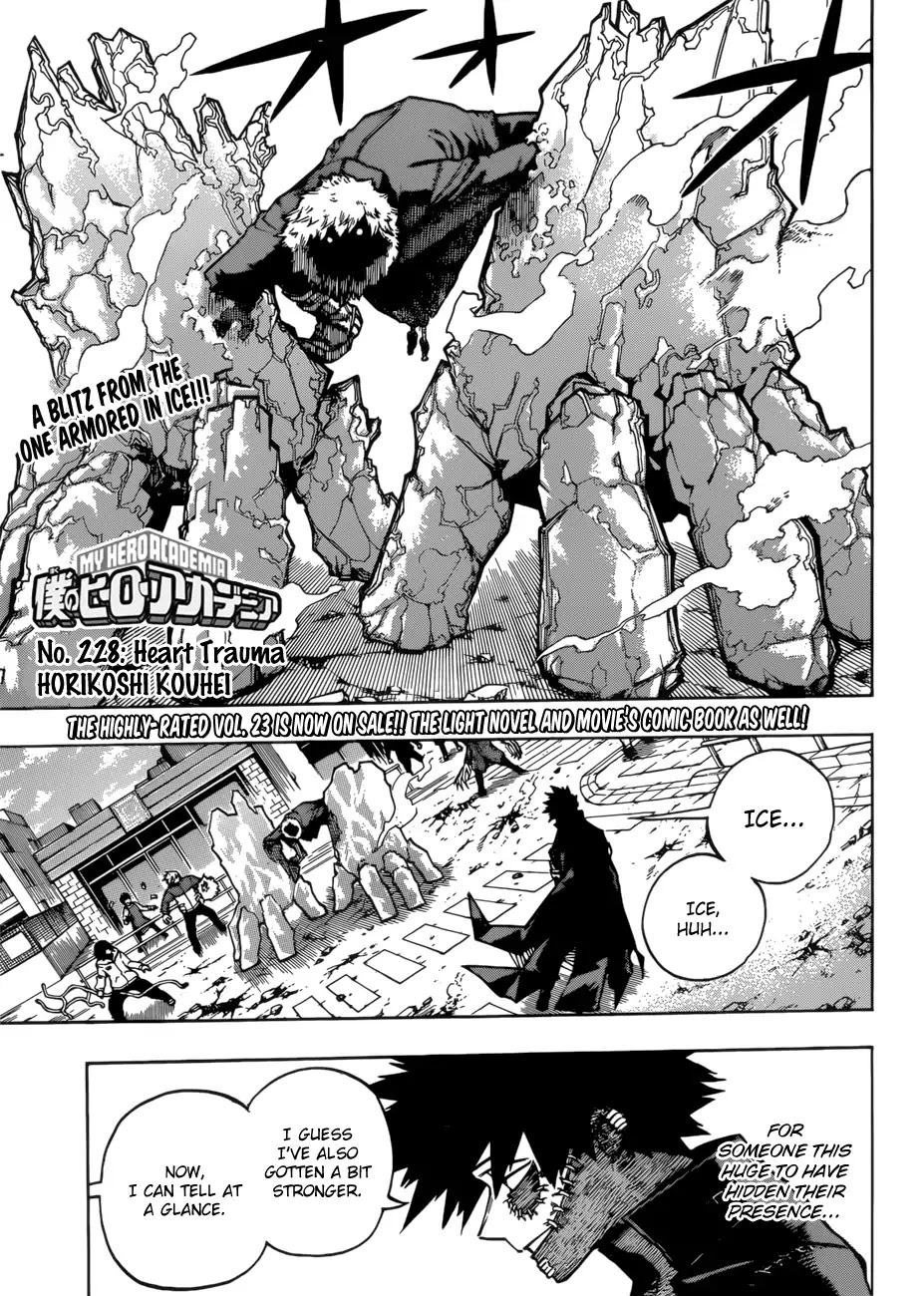 Boku no Hero Academia Chapter 228 page 1 - Chapter 228: Heart Trauma