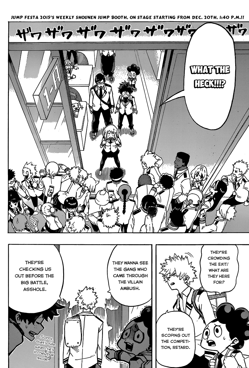 Boku no Hero Academia Chapter 23 page 10 - Chapter 23: Roaring Sports Festival