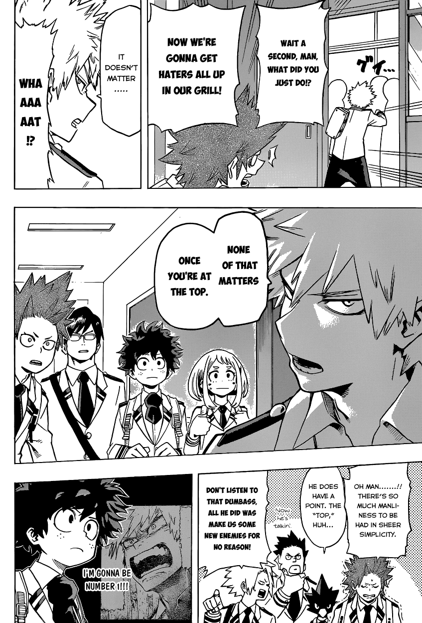 Boku no Hero Academia Chapter 23 page 14 - Chapter 23: Roaring Sports Festival
