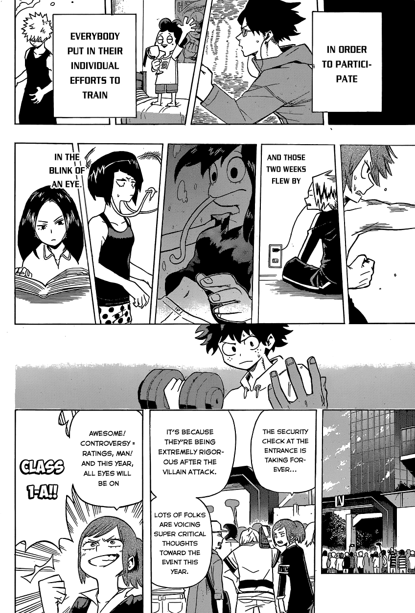 Boku no Hero Academia Chapter 23 page 16 - Chapter 23: Roaring Sports Festival