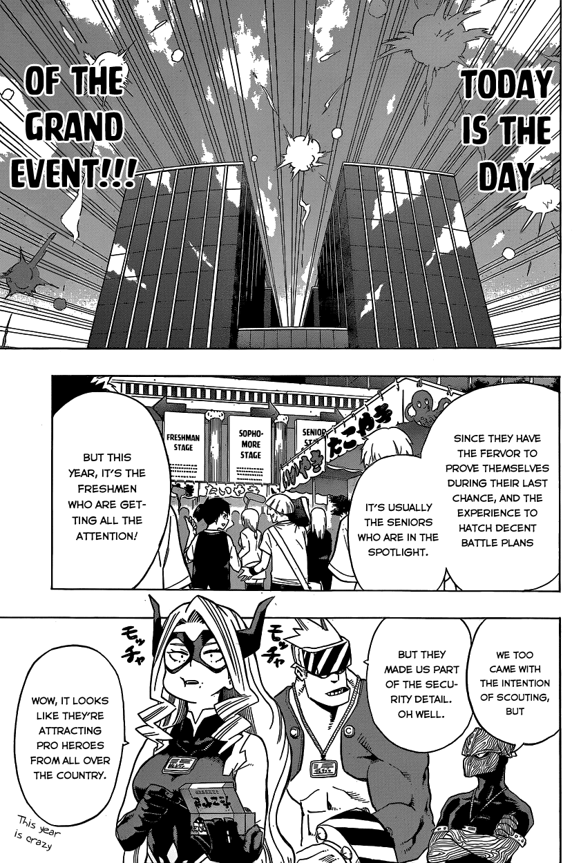 Boku no Hero Academia Chapter 23 page 17 - Chapter 23: Roaring Sports Festival