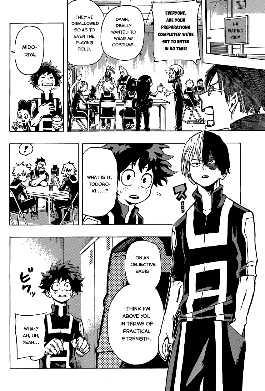 Boku no Hero Academia Chapter 23 page 18 - Chapter 23: Roaring Sports Festival