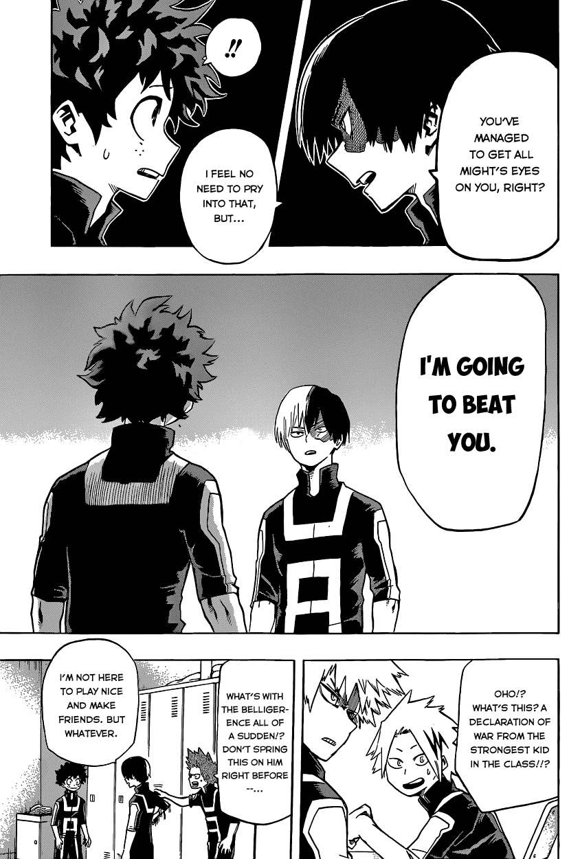 Boku no Hero Academia Chapter 23 page 19 - Chapter 23: Roaring Sports Festival