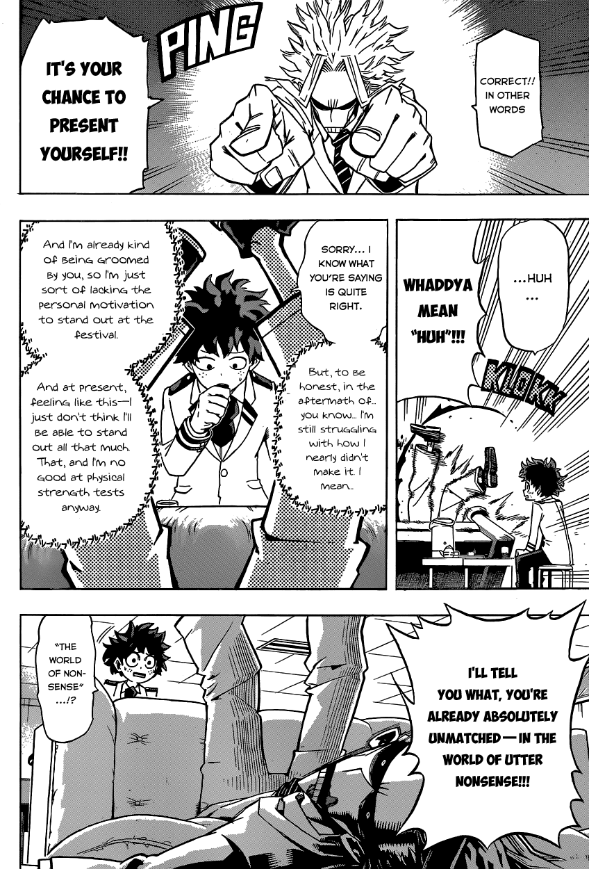 Boku no Hero Academia Chapter 23 page 8 - Chapter 23: Roaring Sports Festival