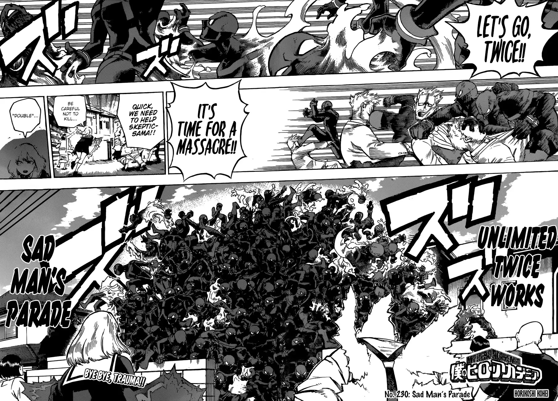 Boku no Hero Academia Chapter 230 page 3 - Chapter 230: Sad Man’s Parade