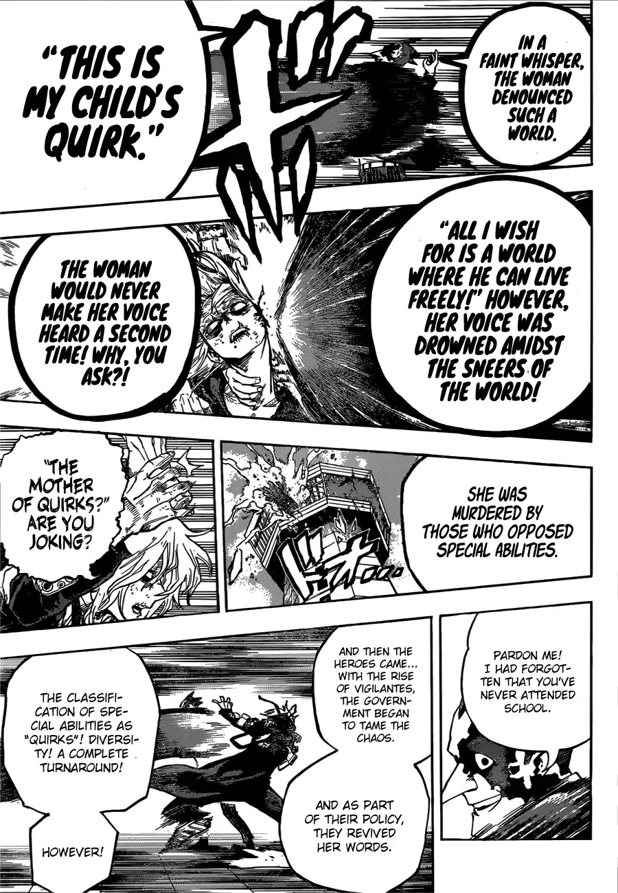 Boku no Hero Academia Chapter 232 page 11 - Chapter 232: Special Abilities and Quirks
