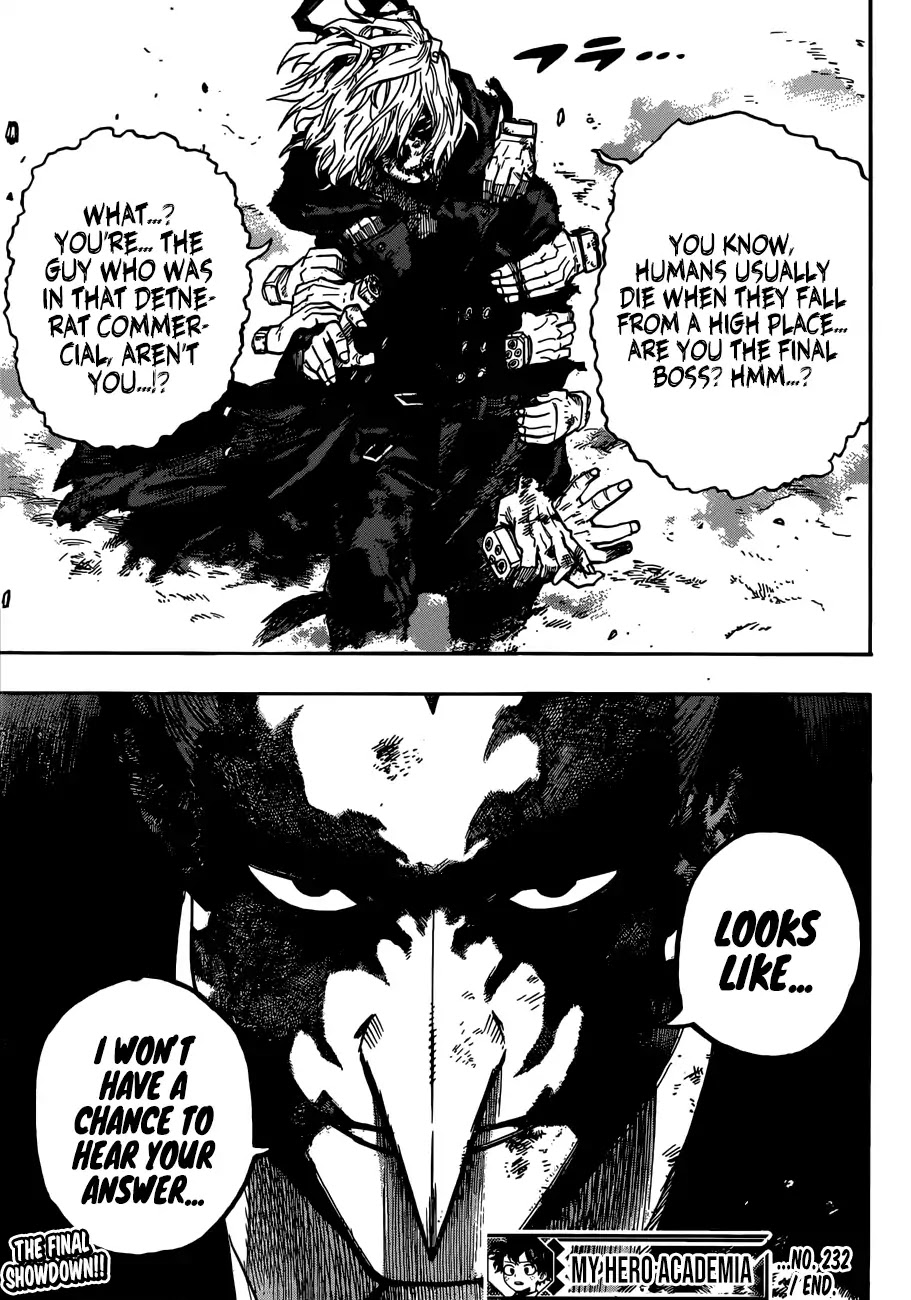 Boku no Hero Academia Chapter 232 page 15 - Chapter 232: Special Abilities and Quirks