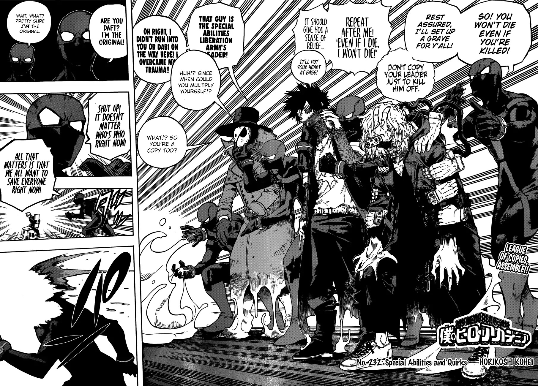 Boku no Hero Academia Chapter 232 page 3 - Chapter 232: Special Abilities and Quirks