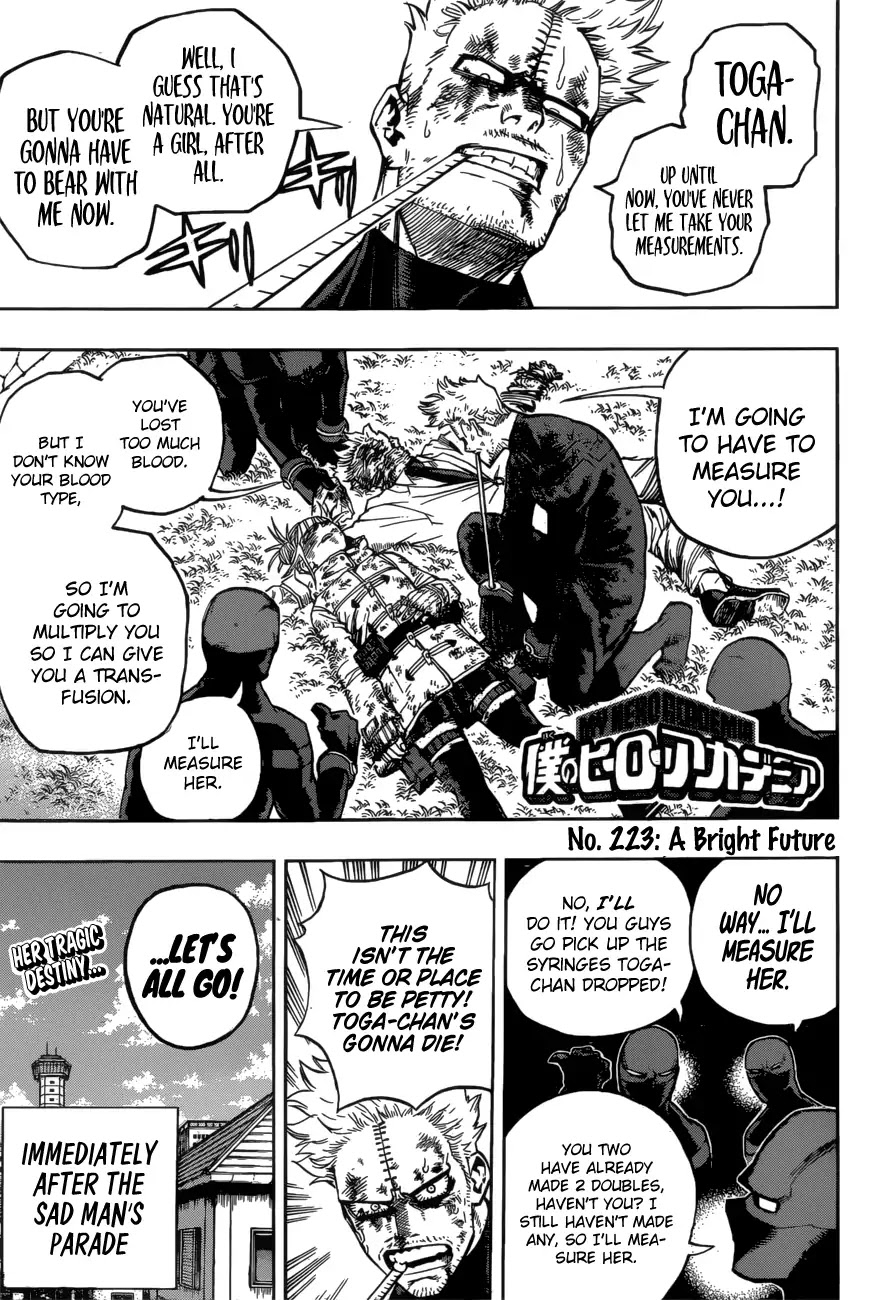 Boku no Hero Academia Chapter 233 page 1 - Chapter 233: A Bright Future