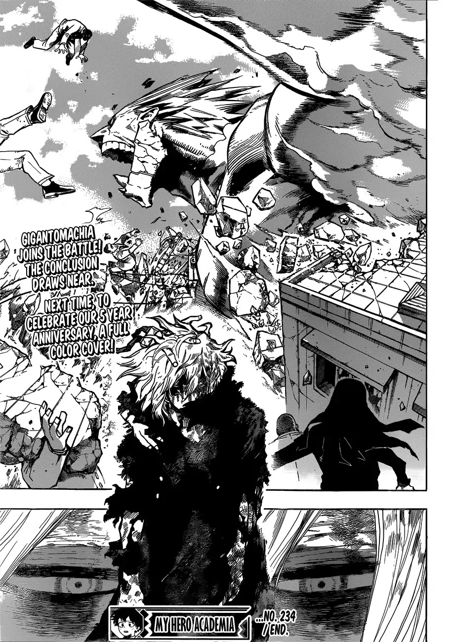 Boku no Hero Academia Chapter 234 page 15 - Chapter 234: Perception Collapse