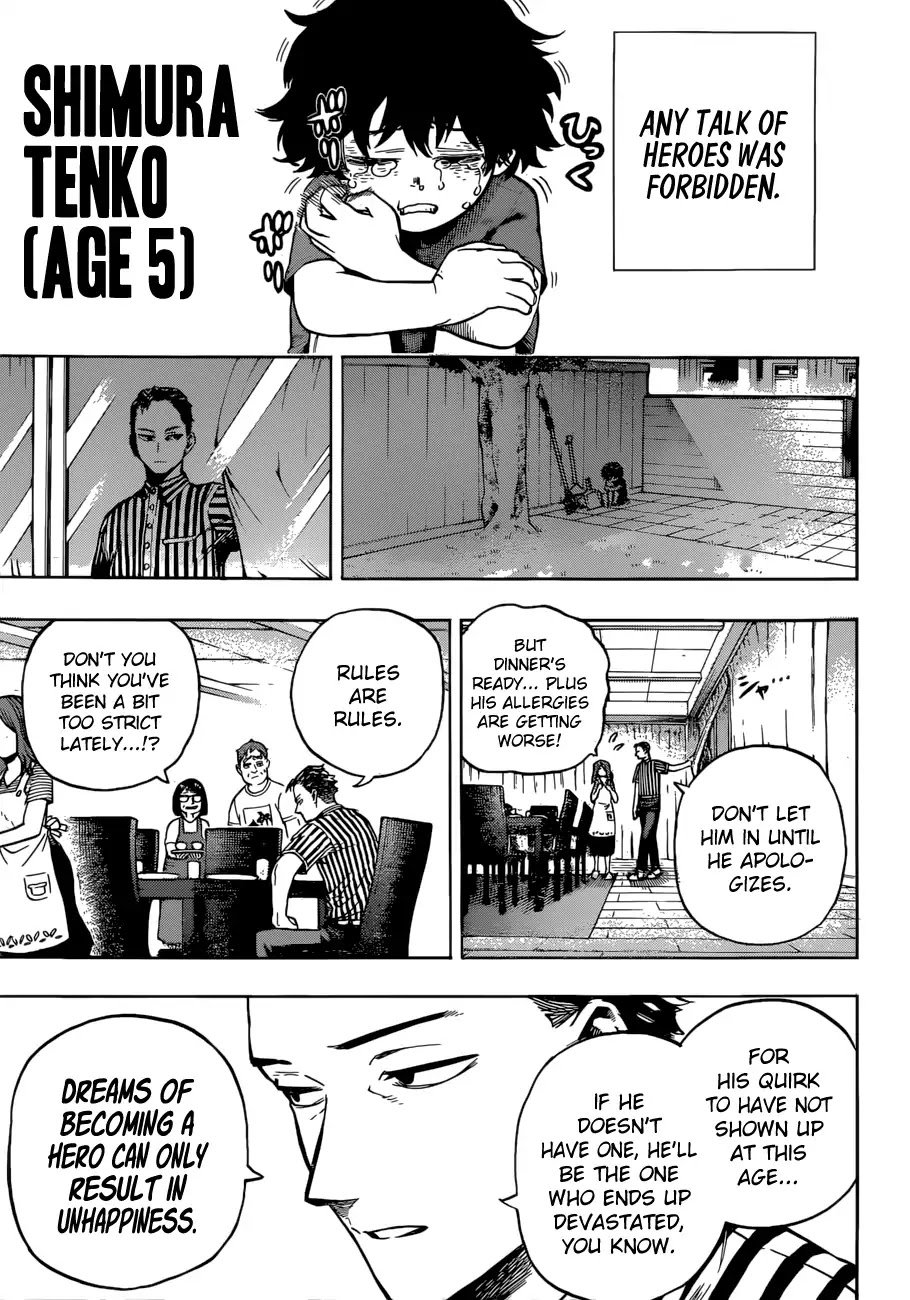 Boku no Hero Academia Chapter 235 page 7 - Chapter 235: Shimura Tenko: Origins