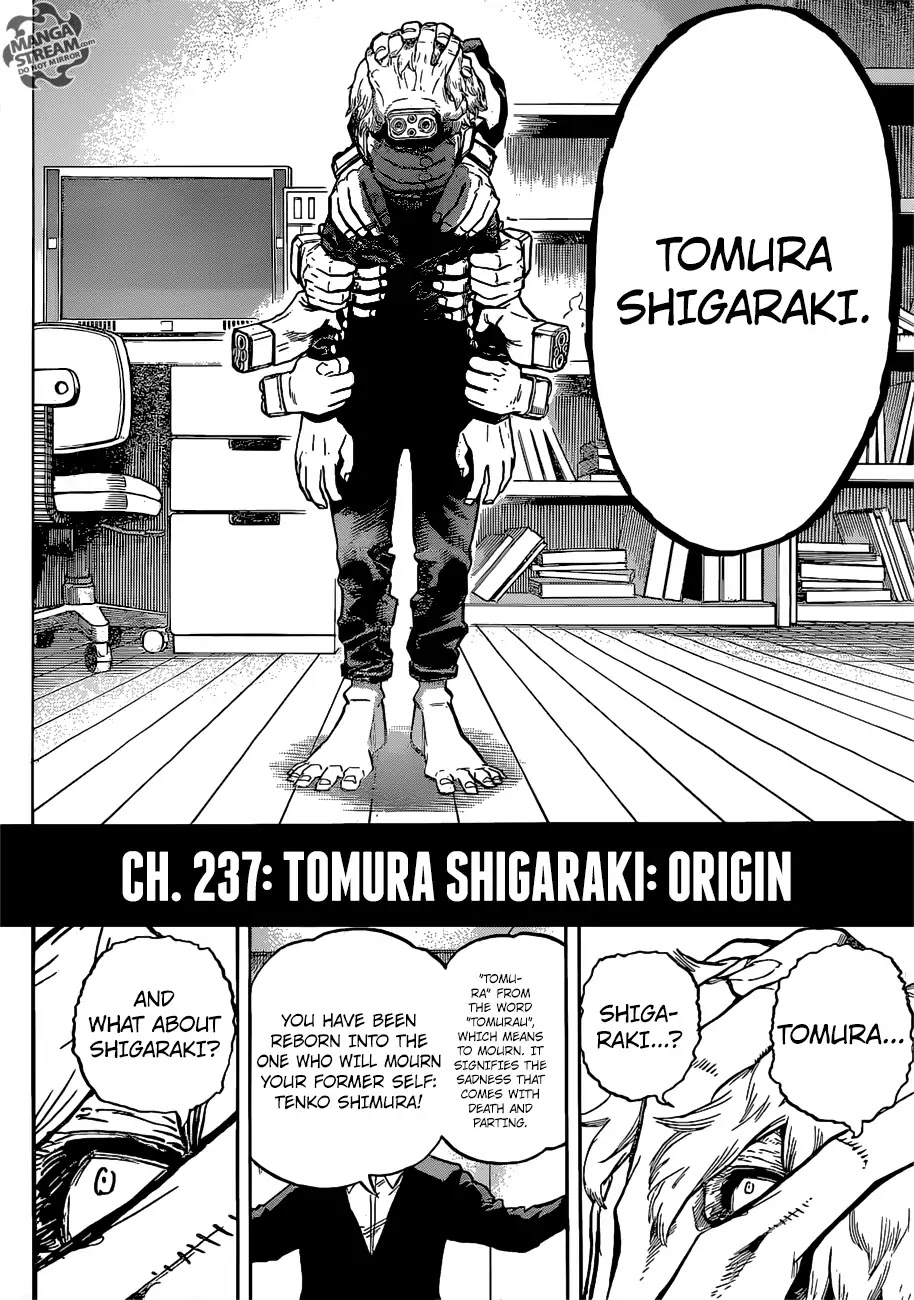 Boku no Hero Academia Chapter 237 page 13 - Chapter 237: Tomura Shigaraki: Origin