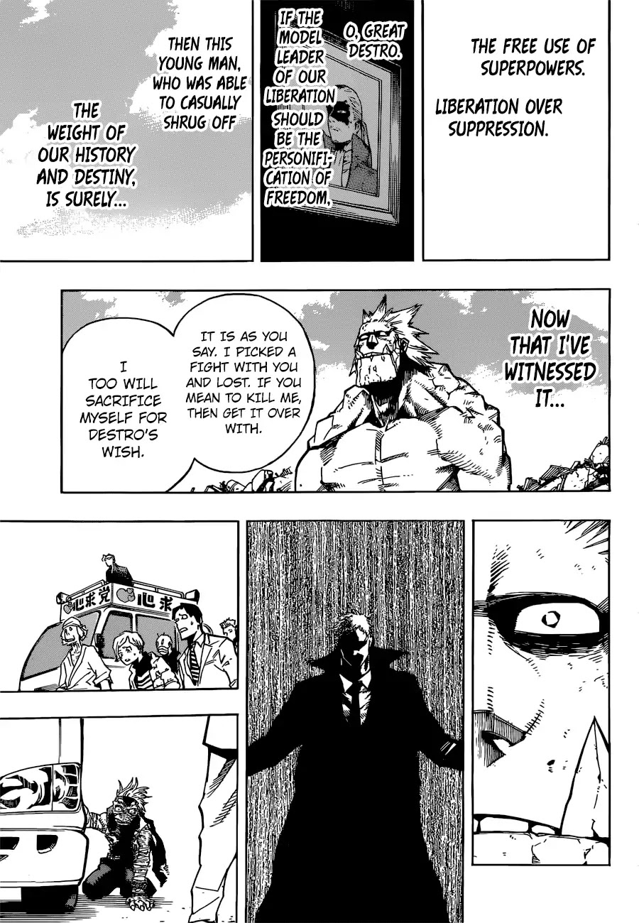 Boku no Hero Academia Chapter 239 page 13 - Chapter 239: Succession