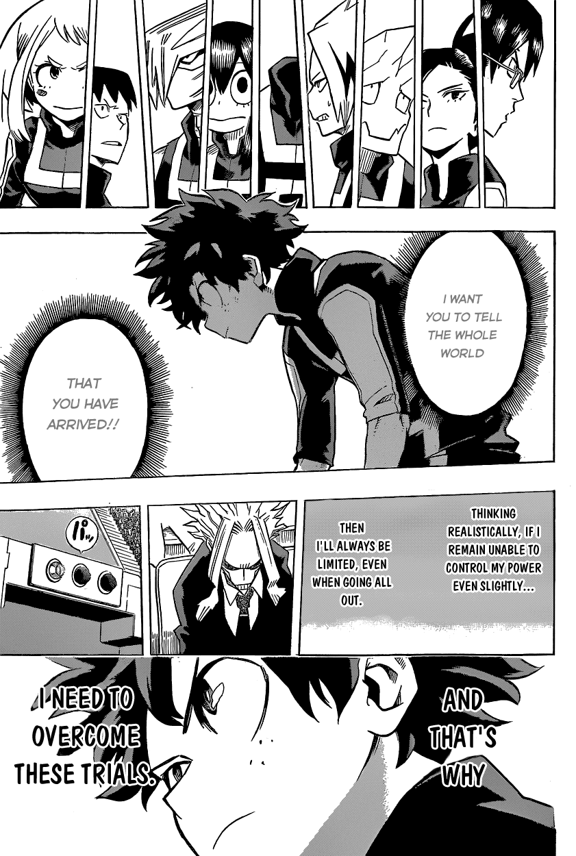 Boku no Hero Academia Chapter 24 page 13 - Chapter 24: Dash and Kick 'Em Down