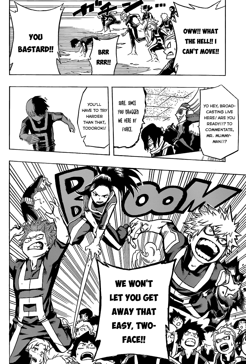 Boku no Hero Academia Chapter 24 page 16 - Chapter 24: Dash and Kick 'Em Down