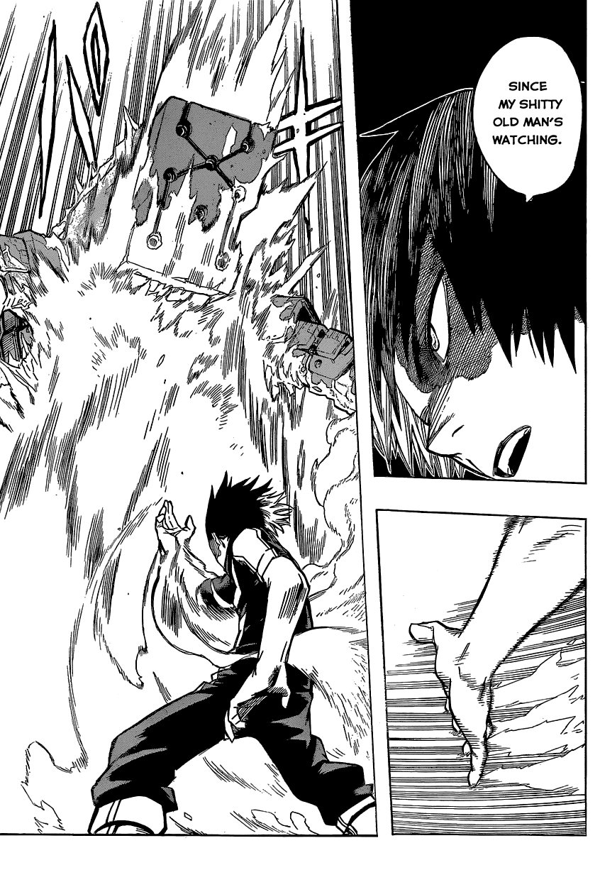 Boku no Hero Academia Chapter 24 page 21 - Chapter 24: Dash and Kick 'Em Down