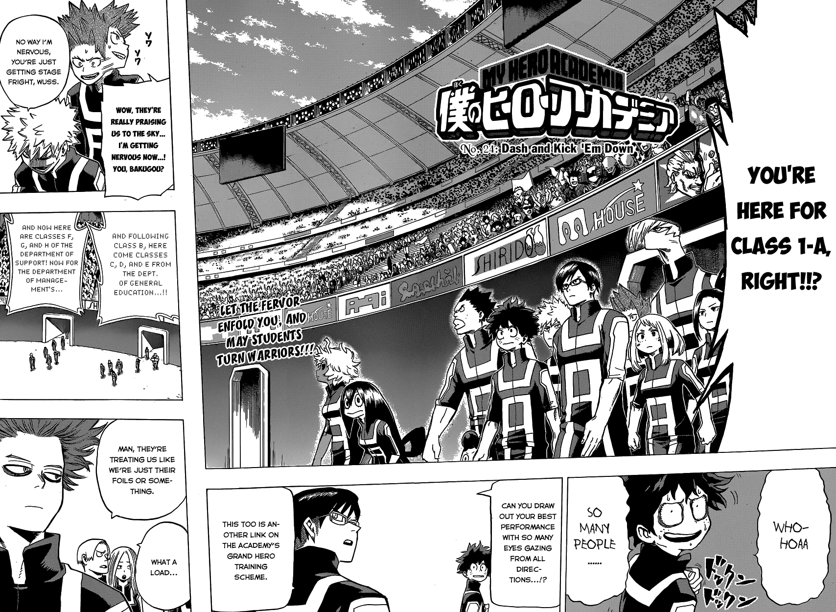 Boku no Hero Academia Chapter 24 page 7 - Chapter 24: Dash and Kick 'Em Down