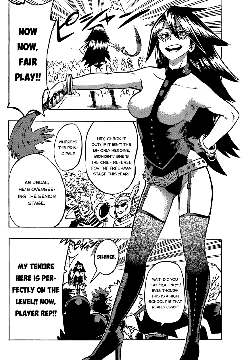 Boku no Hero Academia Chapter 24 page 8 - Chapter 24: Dash and Kick 'Em Down