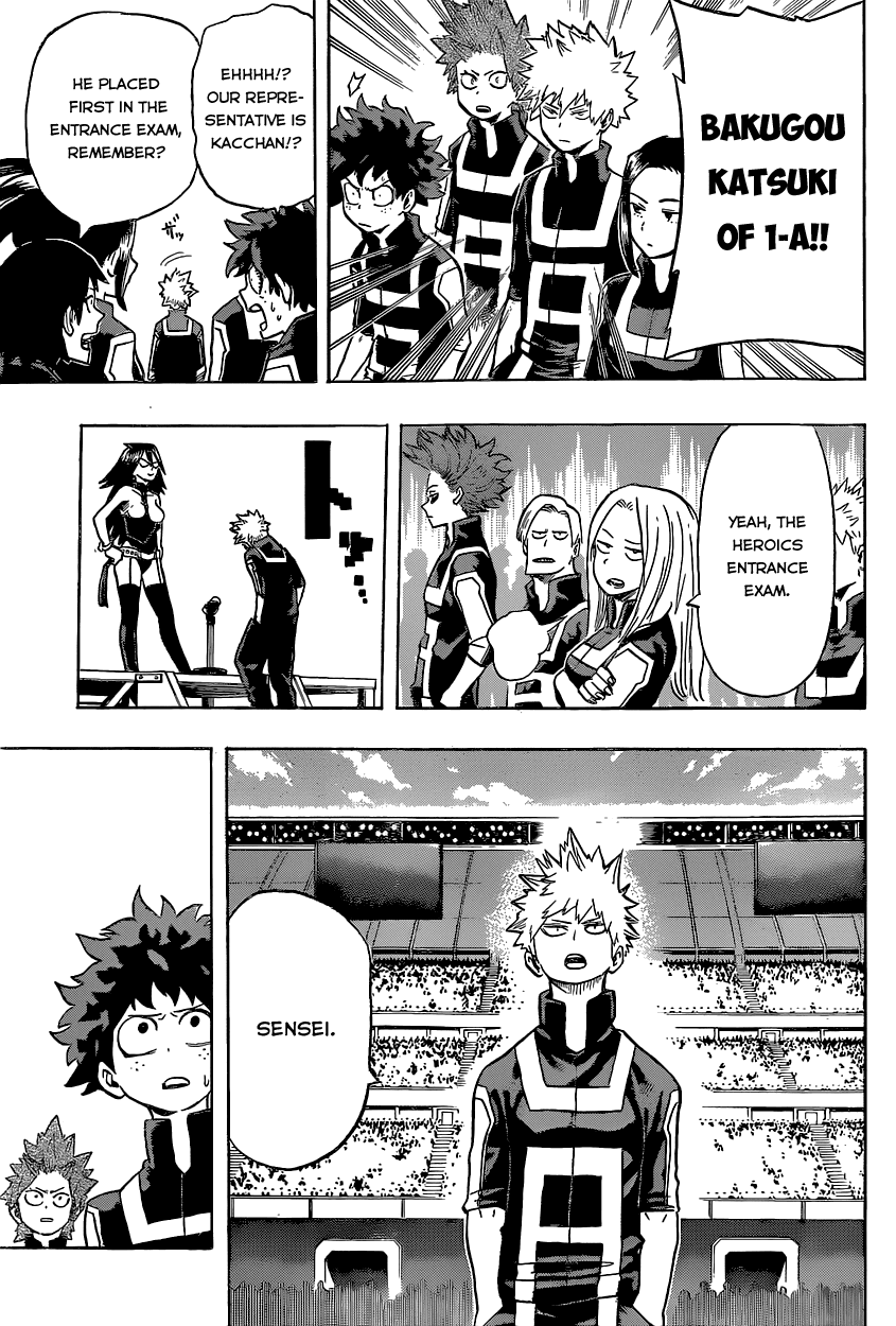 Boku no Hero Academia Chapter 24 page 9 - Chapter 24: Dash and Kick 'Em Down