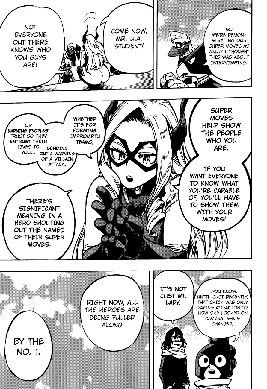 Boku no Hero Academia Chapter 241 page 12 - Chapter 241: Answer! The Interviews