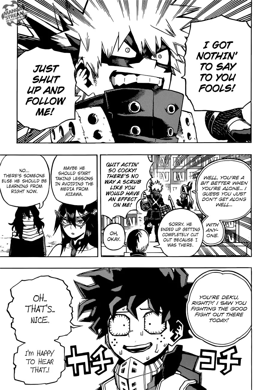 Boku no Hero Academia Chapter 241 page 14 - Chapter 241: Answer! The Interviews