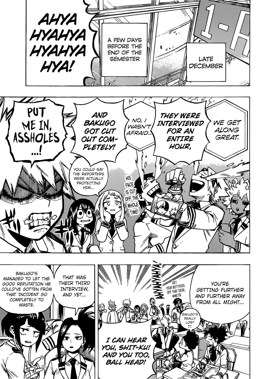 Boku no Hero Academia Chapter 241 page 4 - Chapter 241: Answer! The Interviews