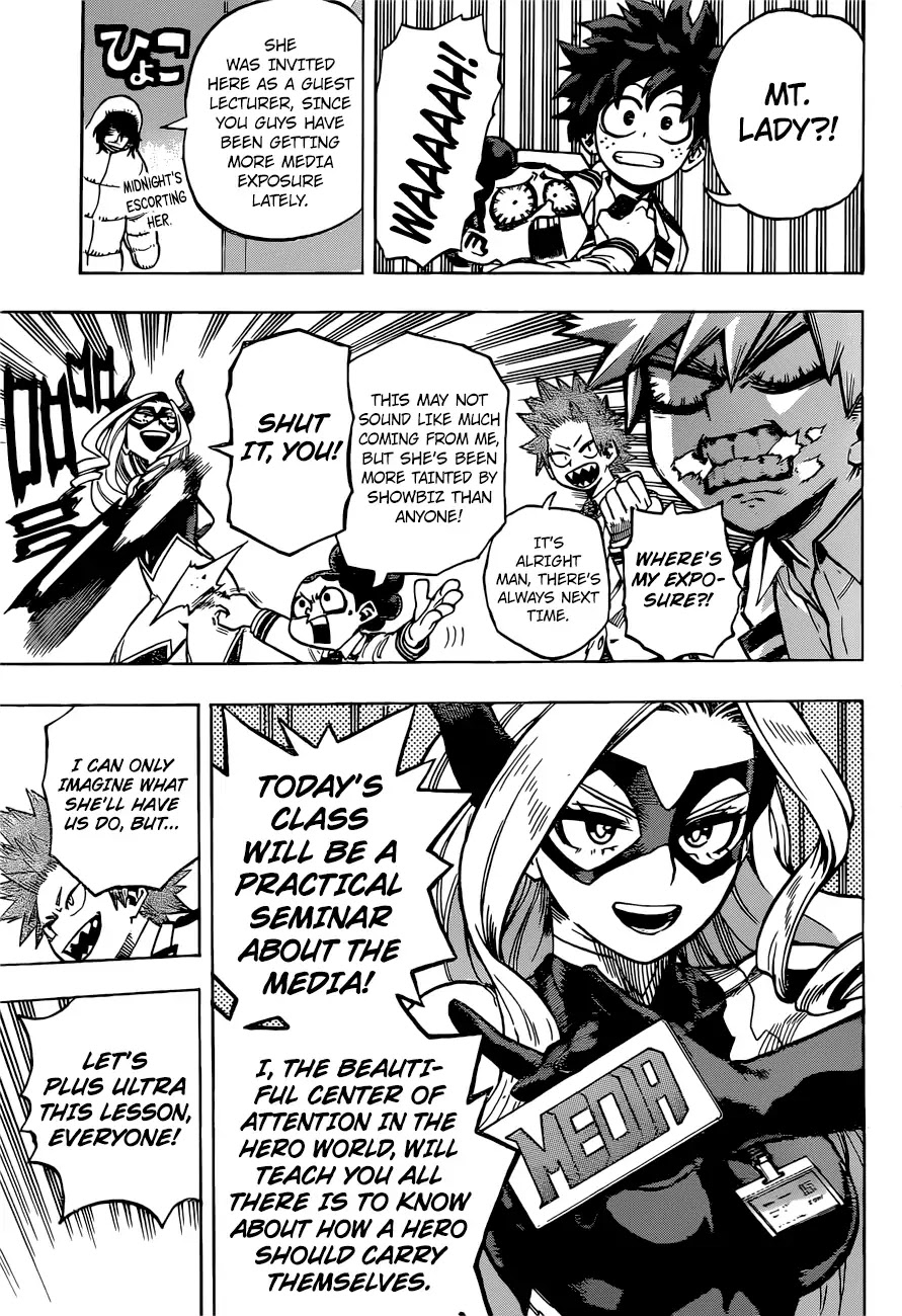 Boku no Hero Academia Chapter 241 page 8 - Chapter 241: Answer! The Interviews