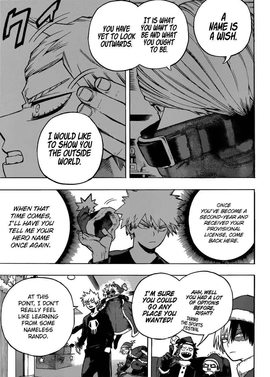Boku no Hero Academia Chapter 242 page 10 - Chapter 242: Be Merry! Christmas!