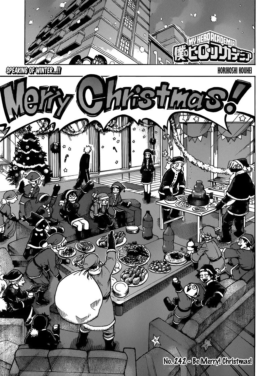 Boku no Hero Academia Chapter 242 page 6 - Chapter 242: Be Merry! Christmas!