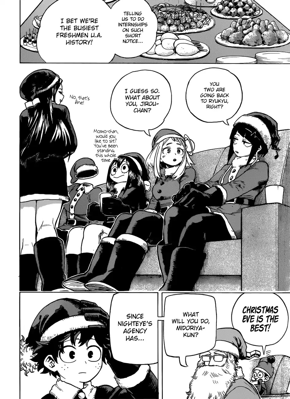 Boku no Hero Academia Chapter 242 page 7 - Chapter 242: Be Merry! Christmas!