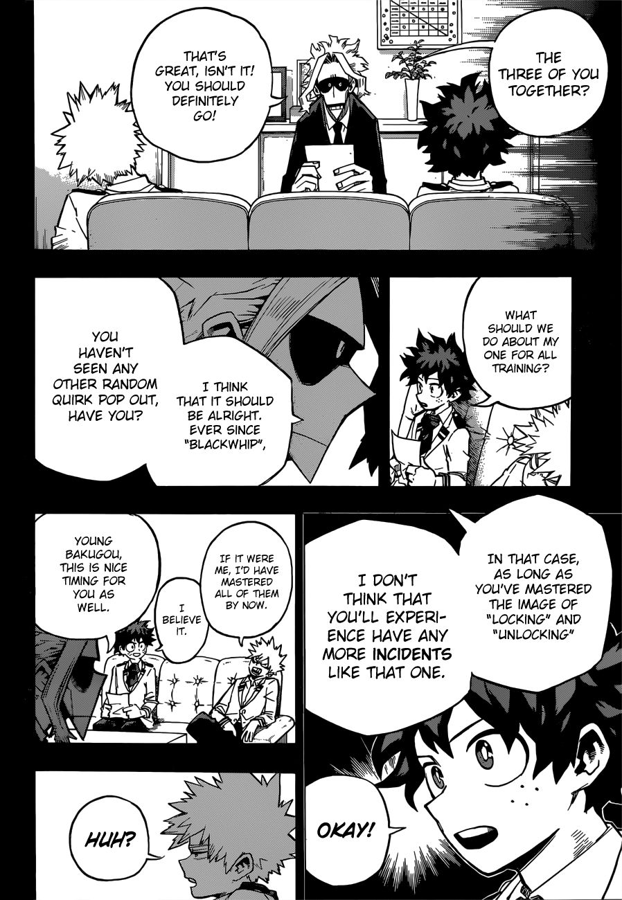 Boku no Hero Academia Chapter 243 page 15 - Chapter 243: Onwards! To the Endeavor Hero Agency!