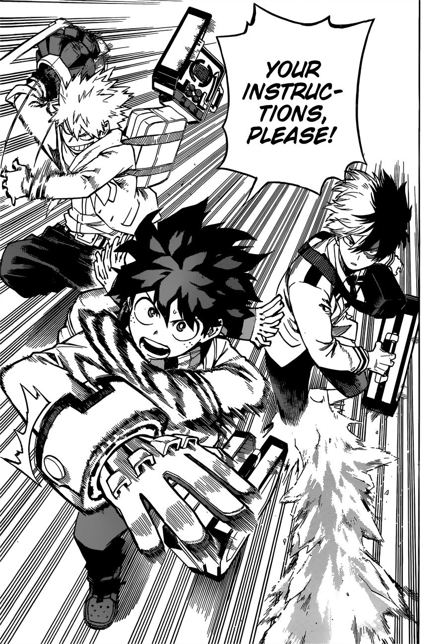 Boku no Hero Academia Chapter 243 page 18 - Chapter 243: Onwards! To the Endeavor Hero Agency!