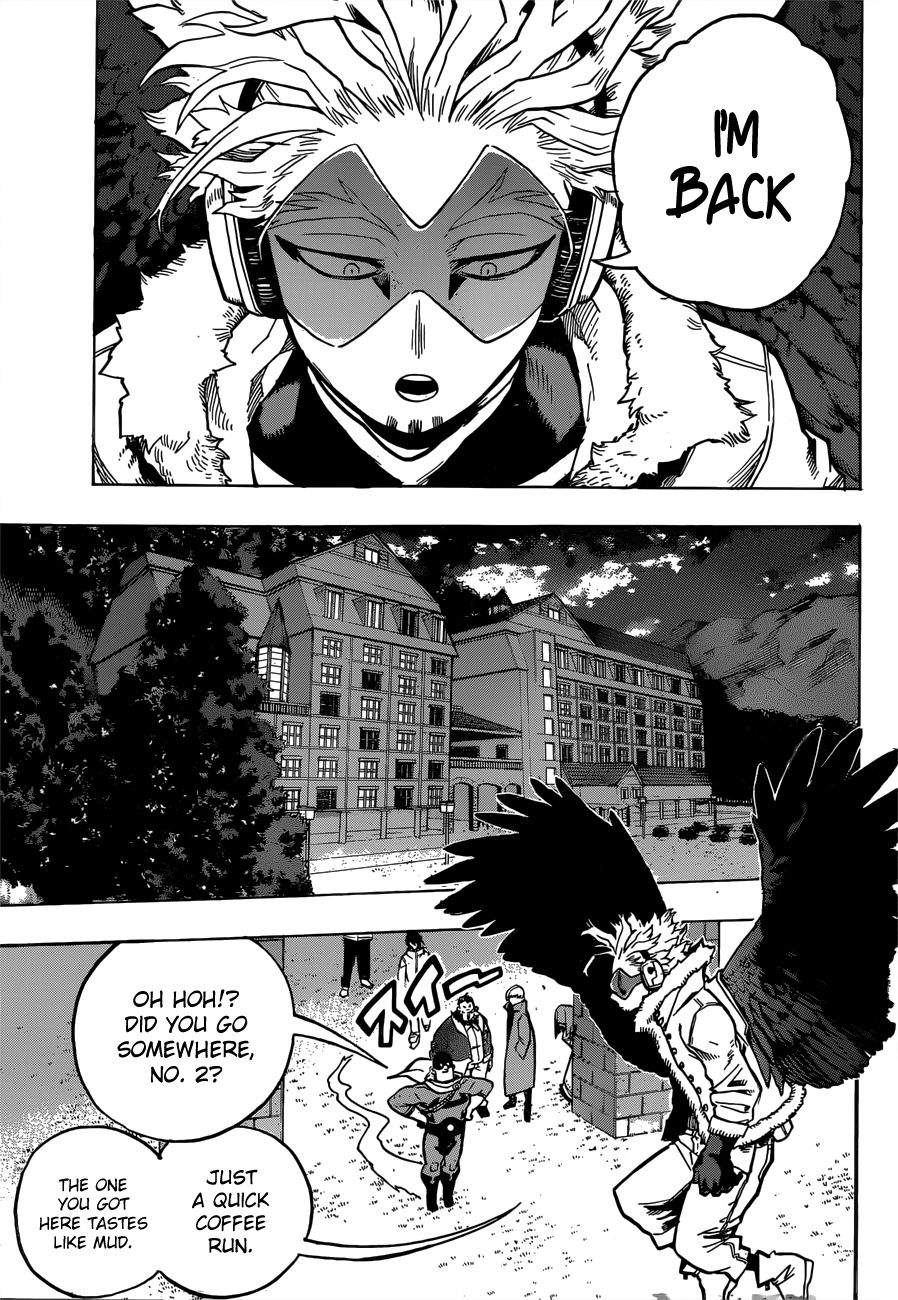 Boku no Hero Academia Chapter 243 page 8 - Chapter 243: Onwards! To the Endeavor Hero Agency!