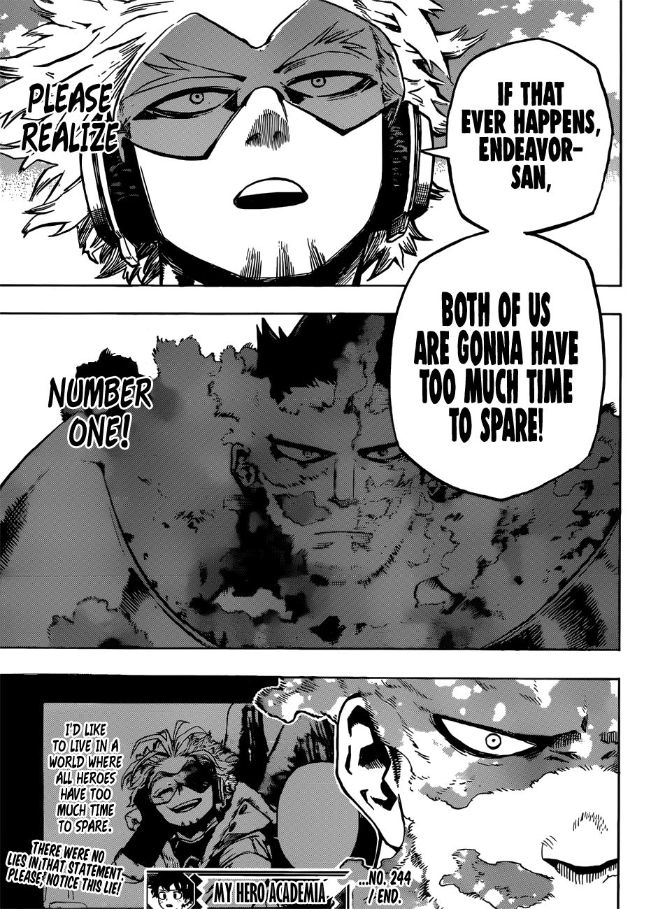 Boku no Hero Academia Chapter 244 page 18 - Chapter 244: Recommendation