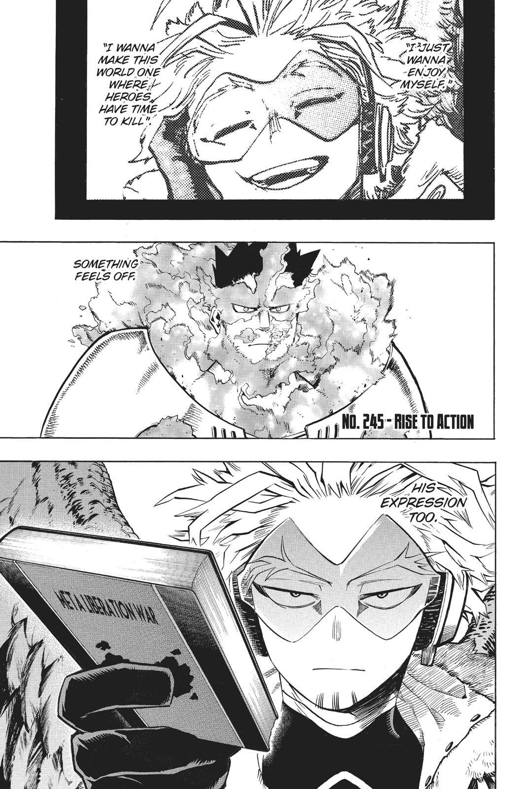 Boku no Hero Academia Chapter 245 page 1 - Chapter 245