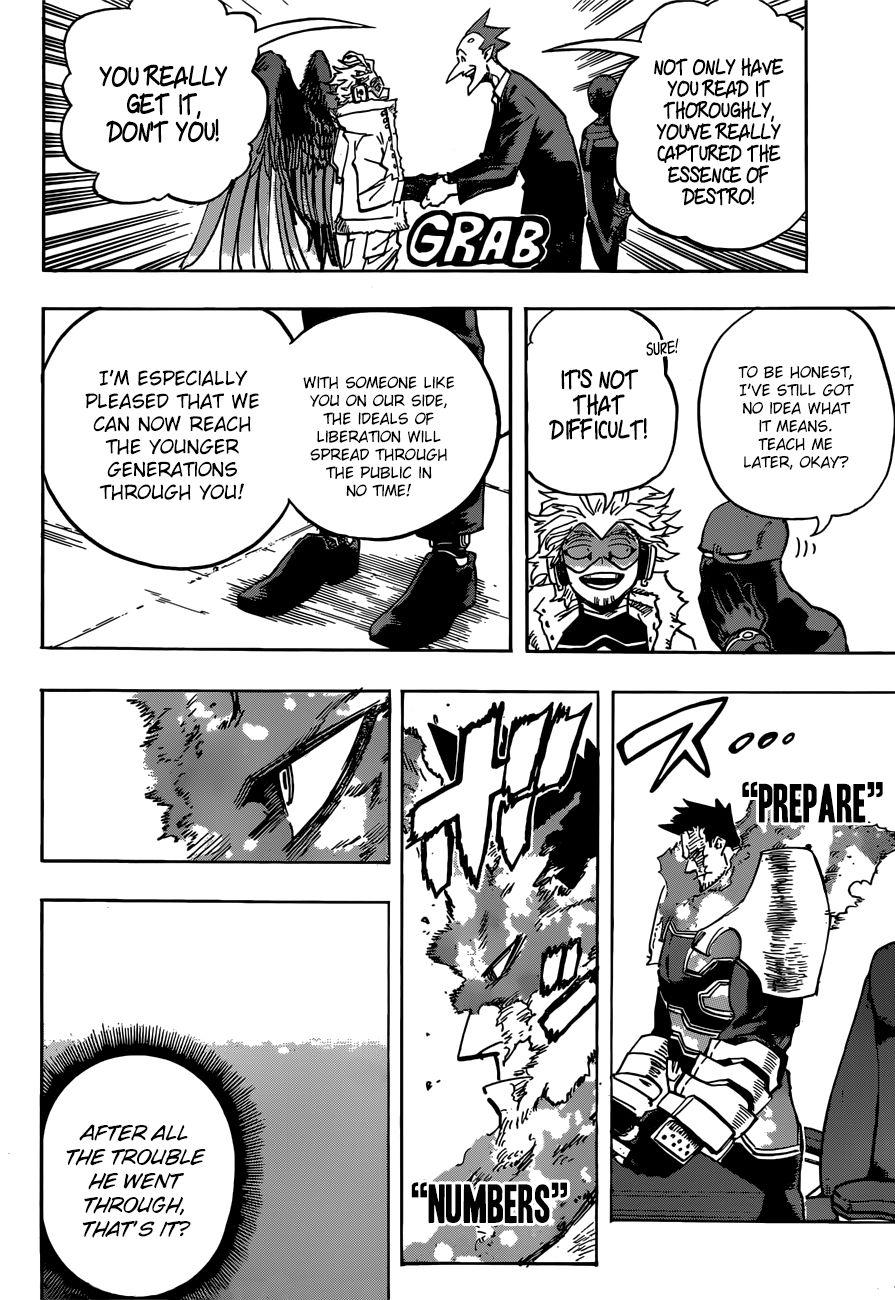 Boku no Hero Academia Chapter 246 page 11 - Chapter 246: Message