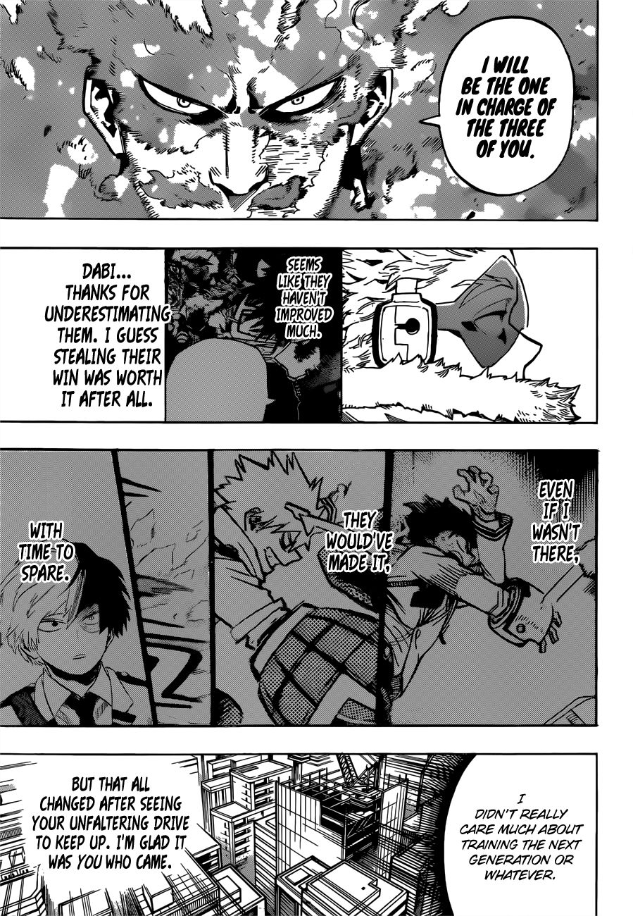 Boku no Hero Academia Chapter 246 page 14 - Chapter 246: Message
