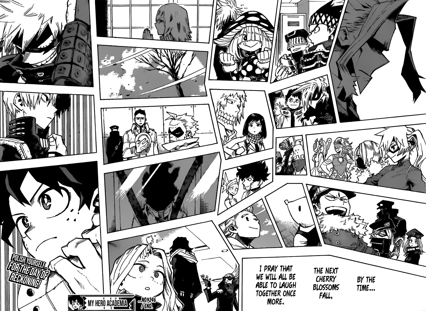Boku no Hero Academia Chapter 246 page 16 - Chapter 246: Message