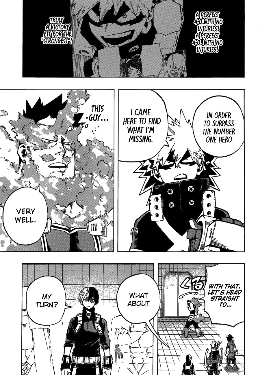 Boku no Hero Academia Chapter 247 page 8 - Chapter 247: Status Report!