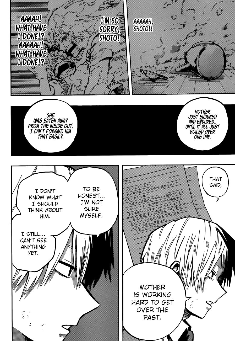 Boku no Hero Academia Chapter 249 page 13 - Chapter 249: Todoroki-kun’s Hellish Home