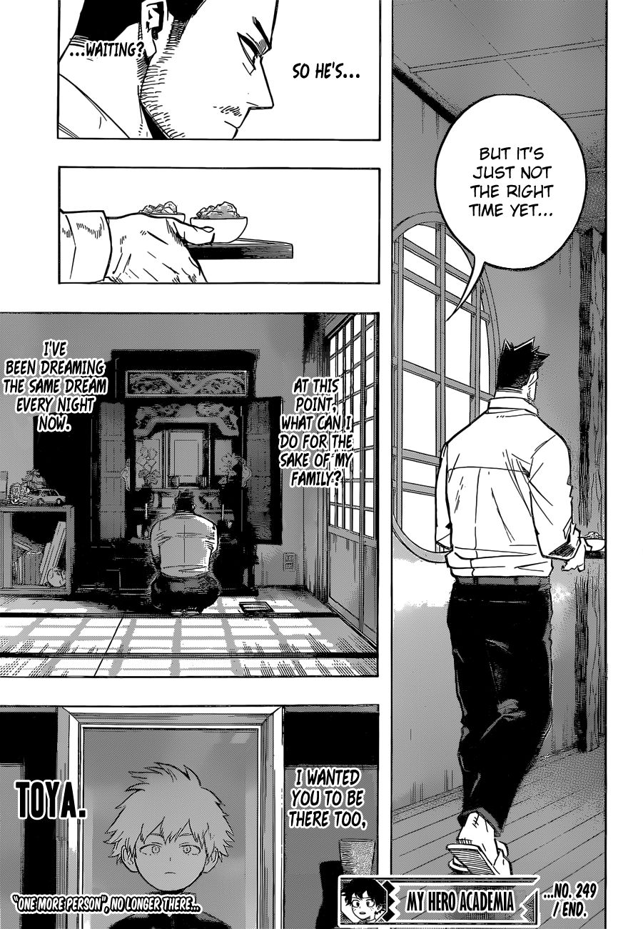 Boku no Hero Academia Chapter 249 page 16 - Chapter 249: Todoroki-kun’s Hellish Home